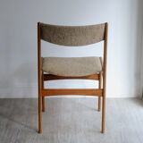 Chairs 1960 teak fabrics wool found