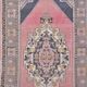 One a Kinf Of Unique Vintage Rug c837