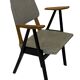 Vintage Palais De Tokyo armchair by Zwager Ermeloo, 1950's design