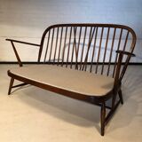 ERCOL England 2-seater bench circa 1960