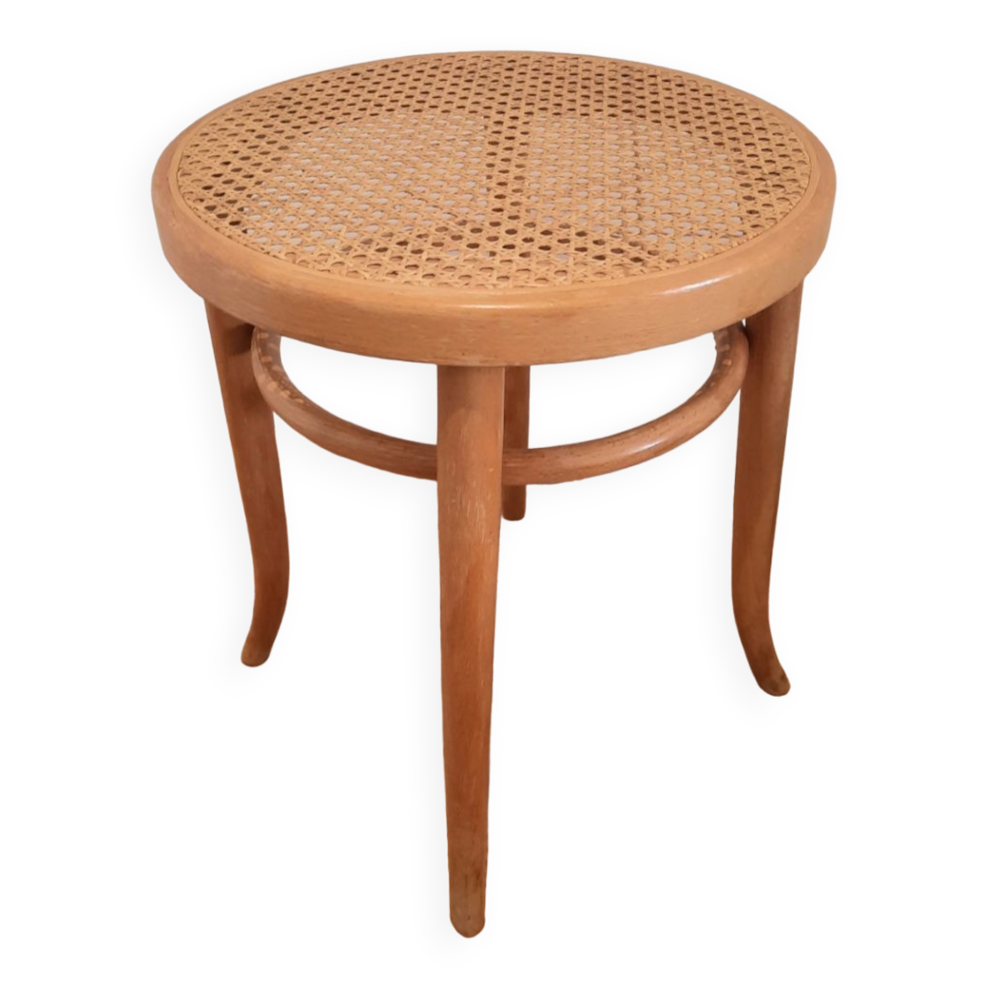 Cannage stool vitage