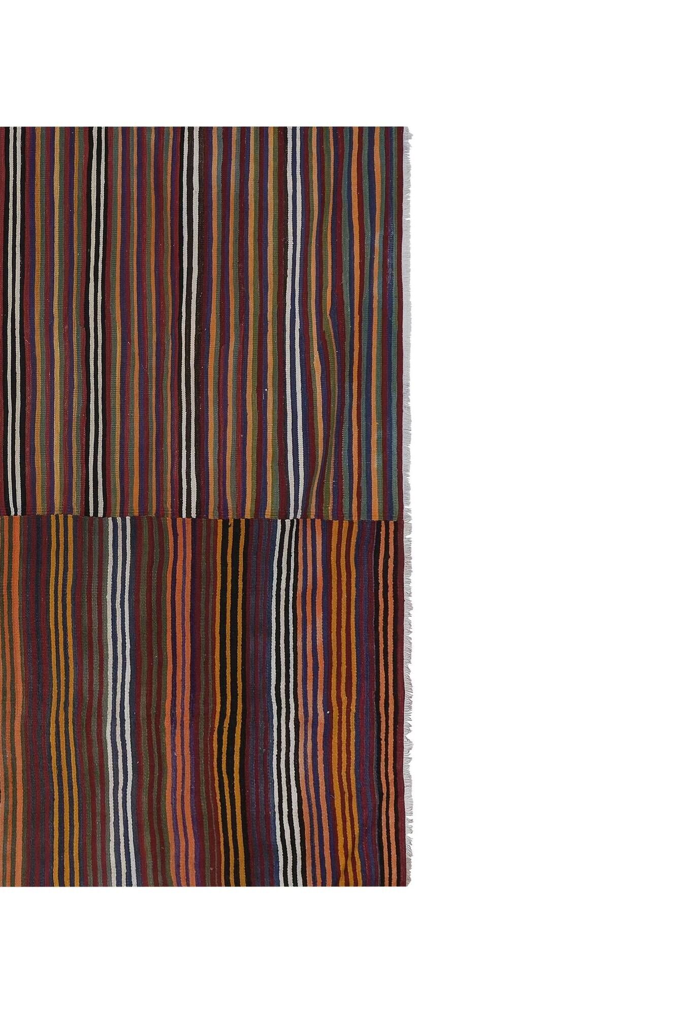 Tapis Kilim turc vintage tissé main