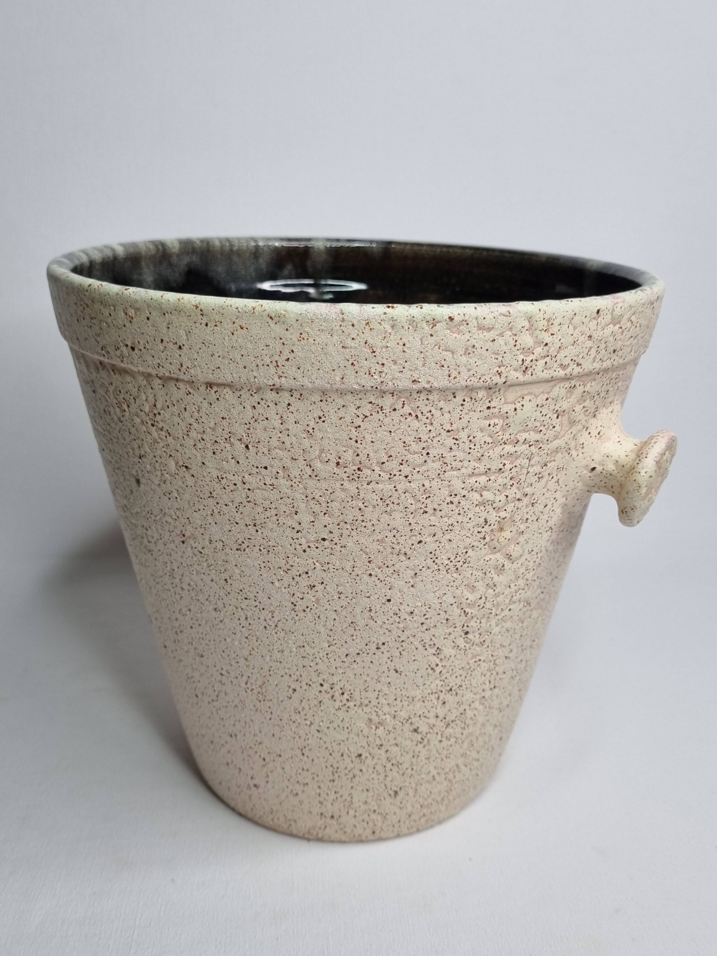 Accolay ceramic champagne bucket, 23 cm