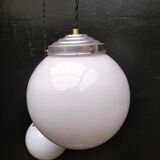 Opaline glass ball pendant lights