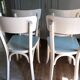 Lot de 4 chaises bistrot Baumann en bois et formica