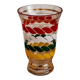 Vase en verre multicolore années 50