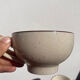 6 cups in brown speckled beige vintage stoneware 90