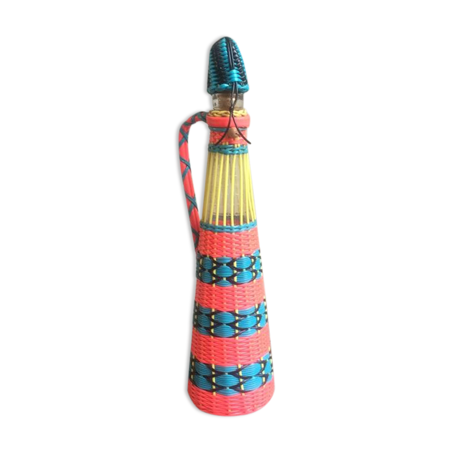 Scoubidou vintage bottle