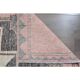 Vintage Turkish Oushak Wool Runner Handmade Wool Runner Rug 123x376