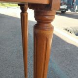 High table old hot water bottle Louis XVI style with marble top