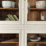 Vitrine ancienne blanche