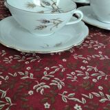 4 cups and saucers in Bavaria porcelain