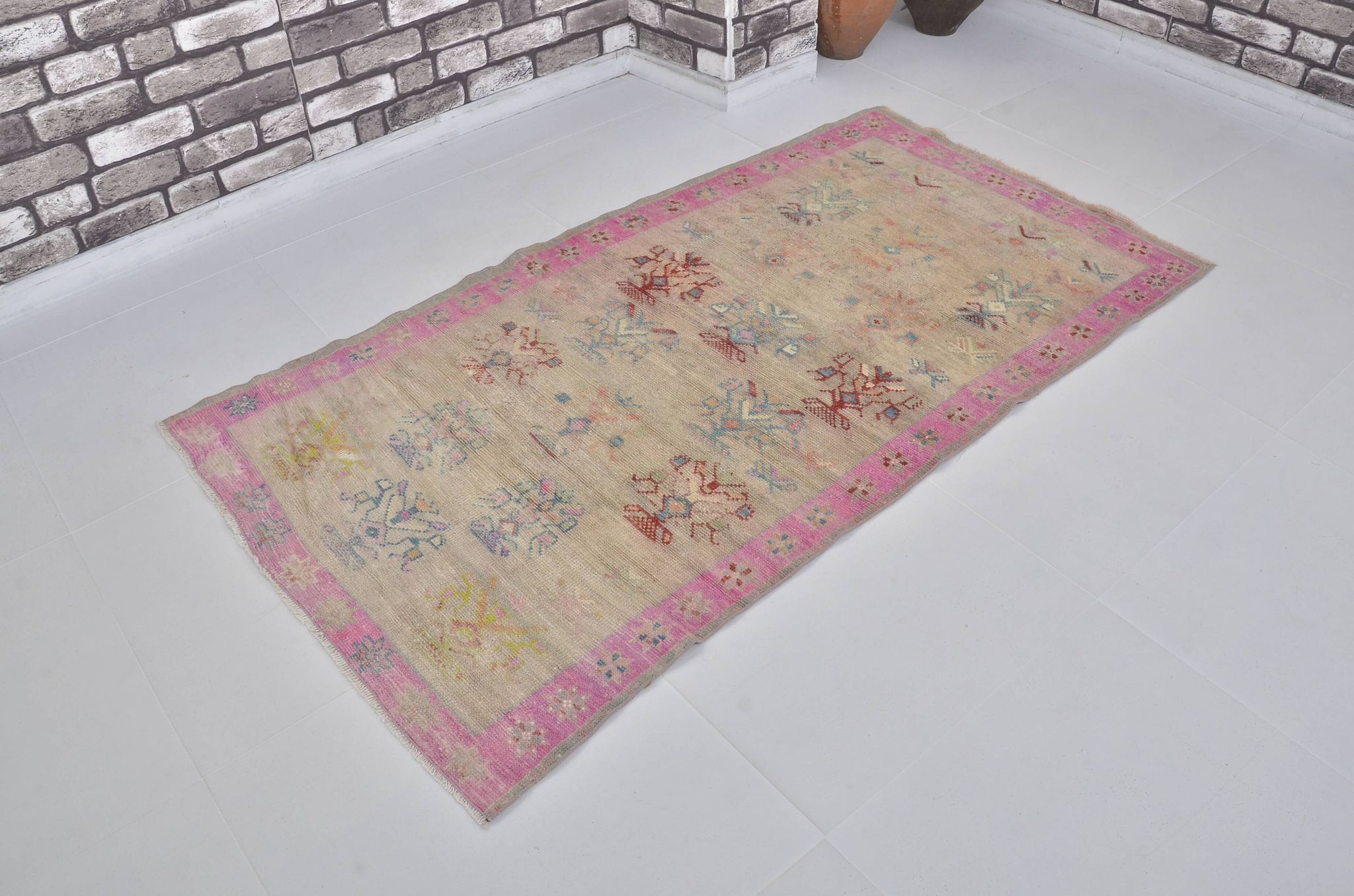 Oushak Anatolian Wool Carpet sku 1424