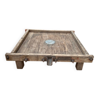 Table basse pressoir