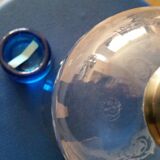 Photophore crystal Baccarat and silver metal