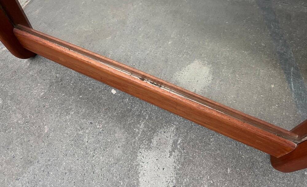 Teak mirror from the mid-century, 1960s