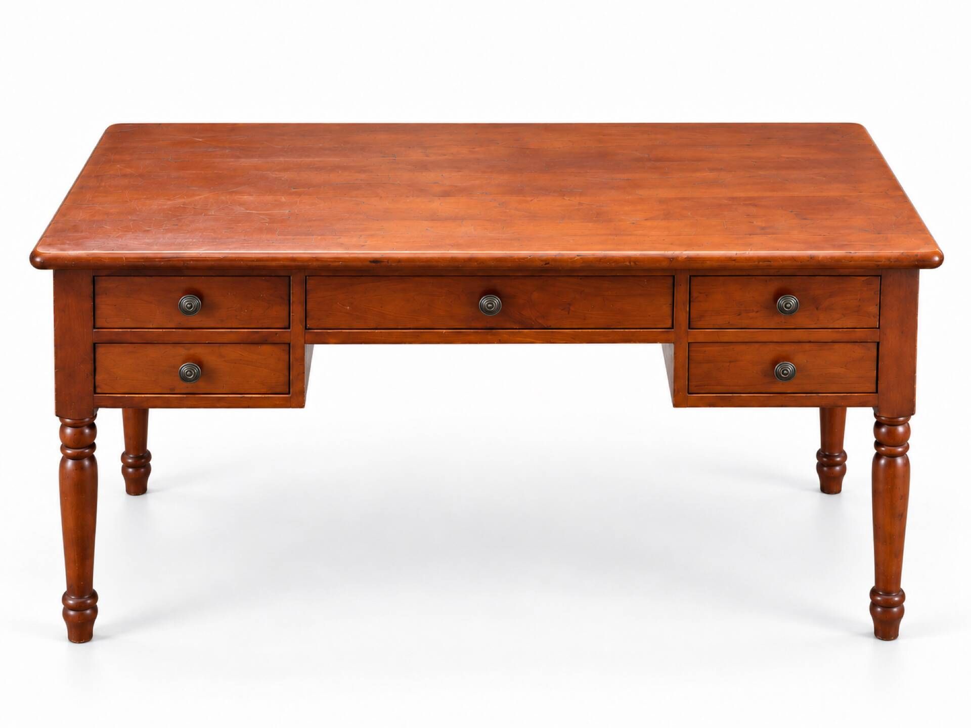 Bureau en merisier massif à rallonges – style classique