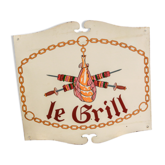 Sign "le grill"