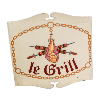 Enseigne "le grill"