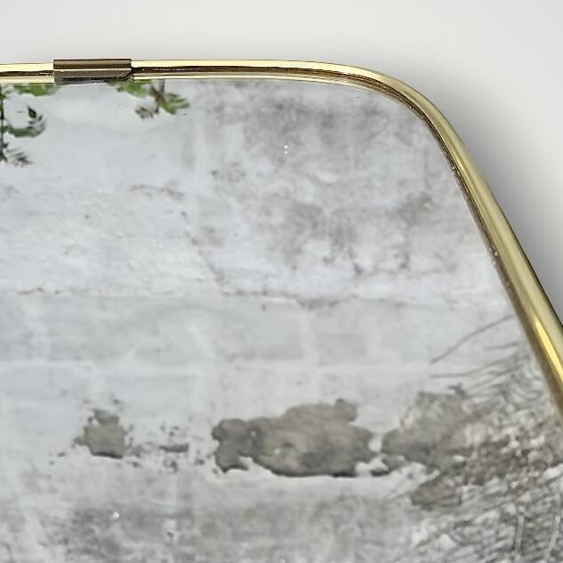 Vintage small wall mirror Schön Form – Made in Germany – H40 cm