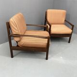 Paire de fauteuils de style scandinave, années 1980