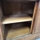 Large antique display cabinet made of solid wood – Late 19th century