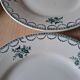 Suite de 6 assiettes plates