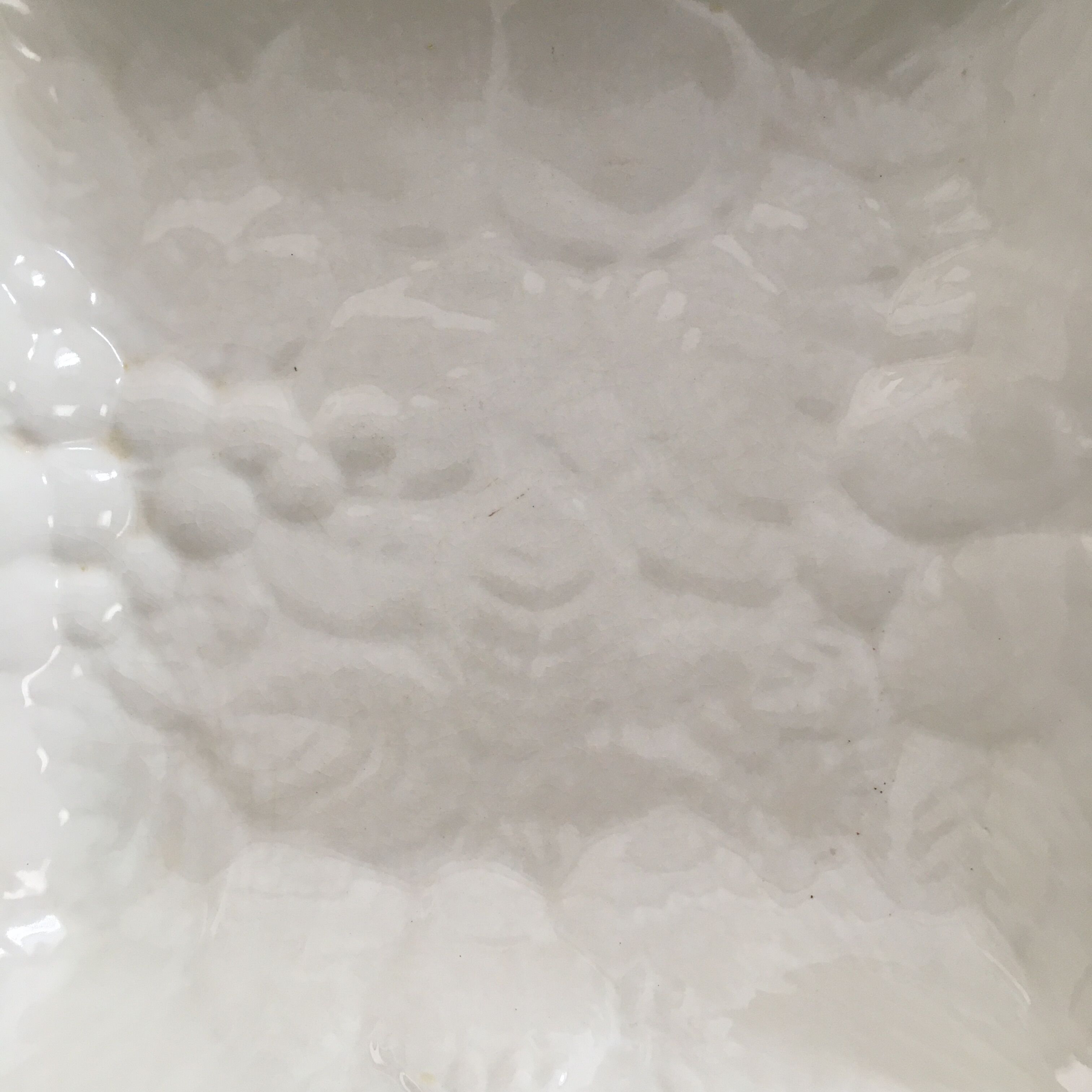 Sarreguemines square hollow dish