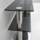 Mid-century Modern Italian Chromed Steel and Smoked Glass Console, 1970s