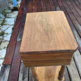 Walnut bedside table