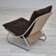 1970s, British design by Peter Hoyte, "Sling" lounge chair, corduroy, original condition.