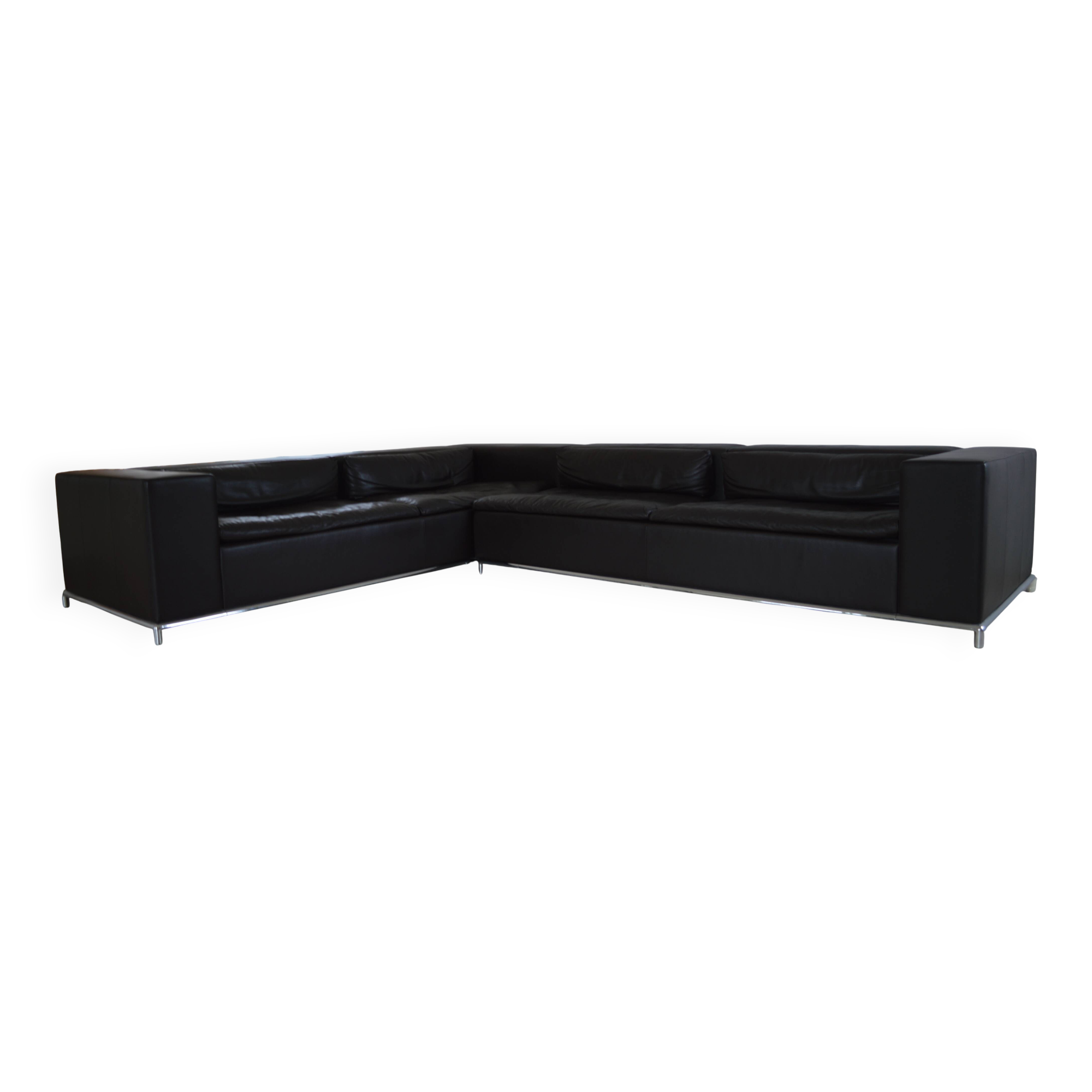 Canapé d'angle en cuir De Sede DS-7