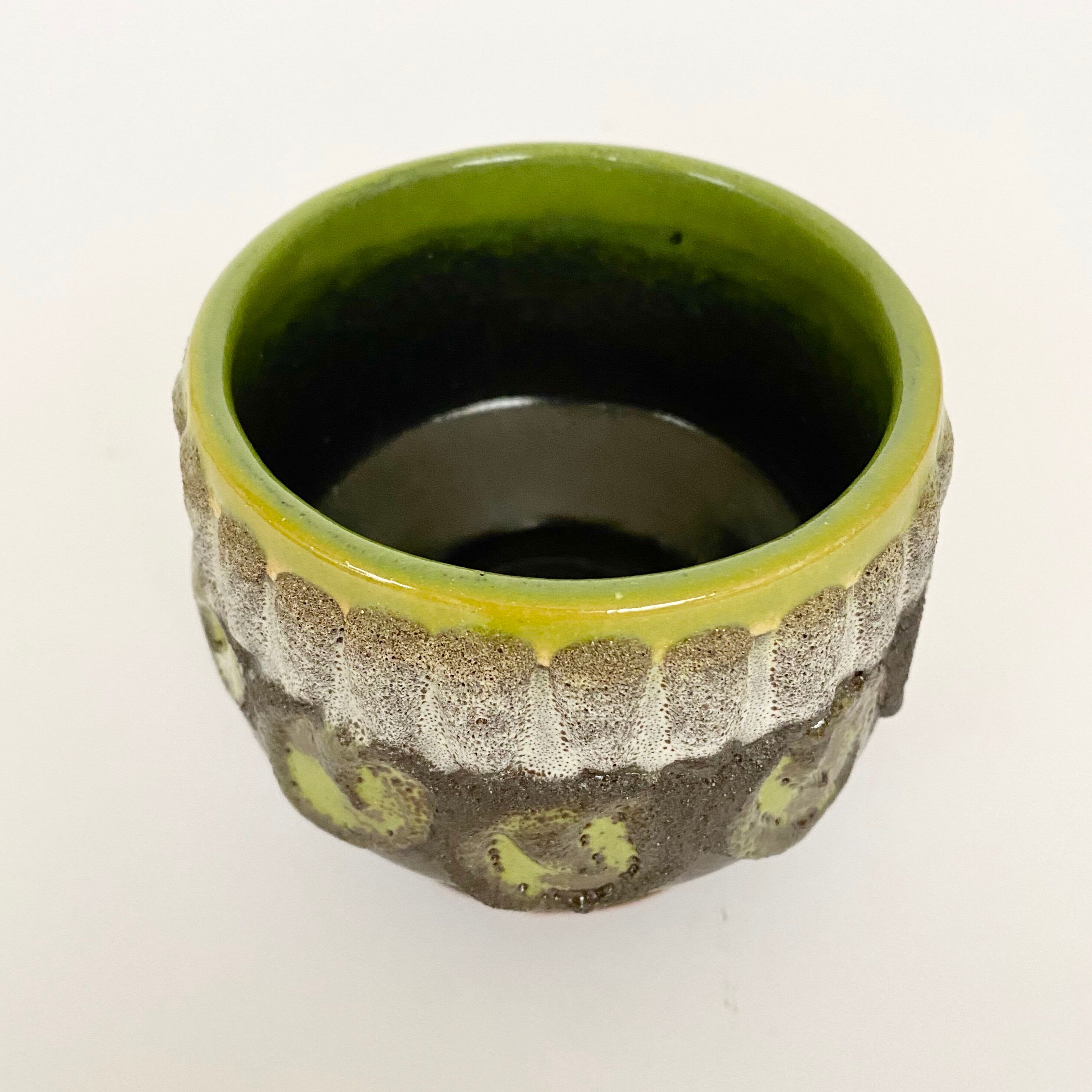 Strehla vintage ceramic pot, 70s