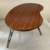 Free-form tripod coffee table from the 50s and 60s