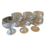 6 coupes à fruits ou glace, coupe à dessert