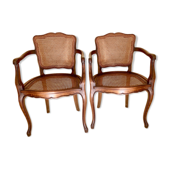 Paire de fauteuils Louis XV