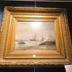 Oil on canvas, late 19th century, seascape by André Maglione