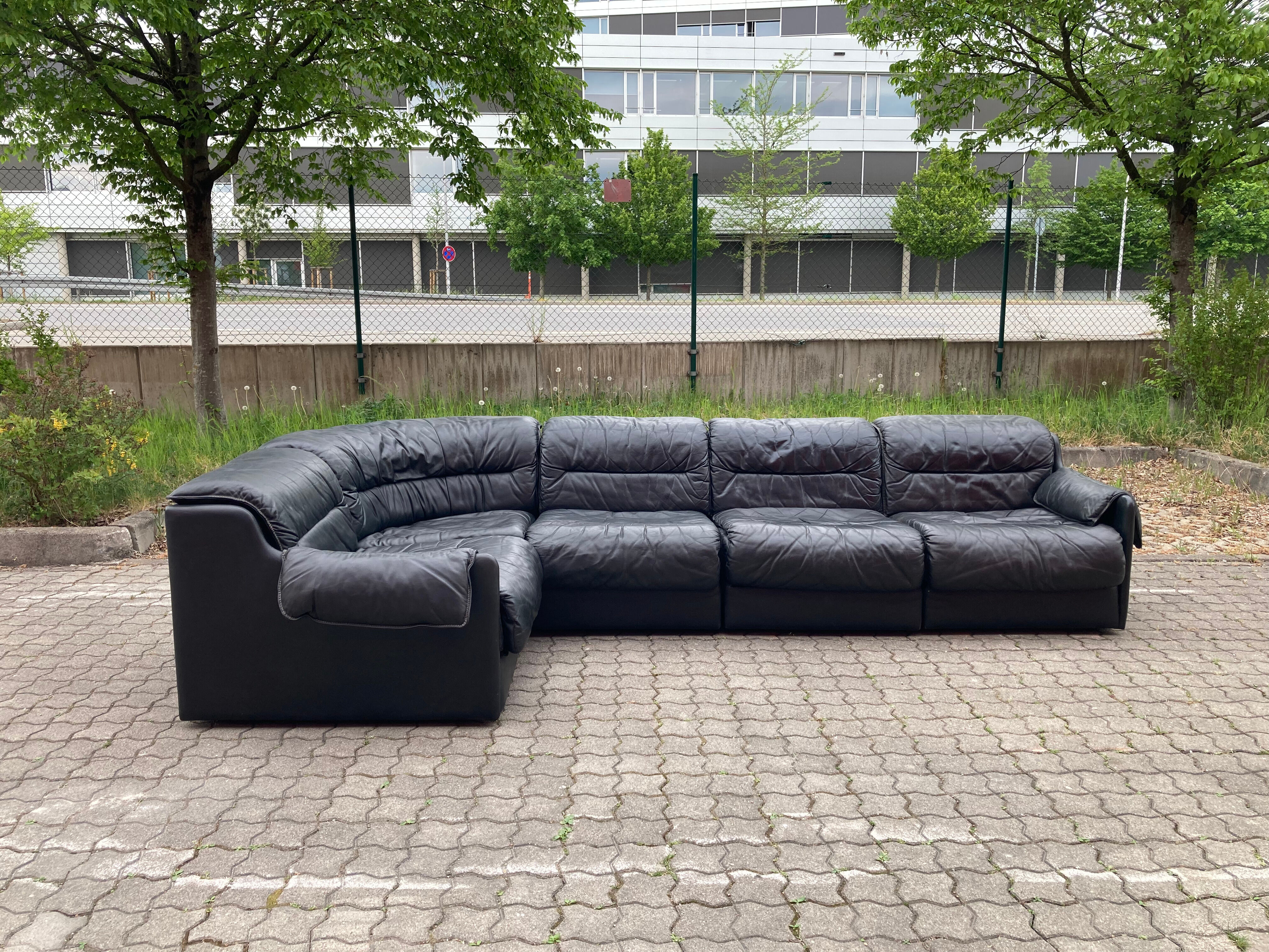 Dreipunkt International Modular Leather Sofa