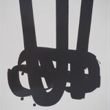 Pierre SOULAGES: Lithograph n 29, 1972 - Original signed poster