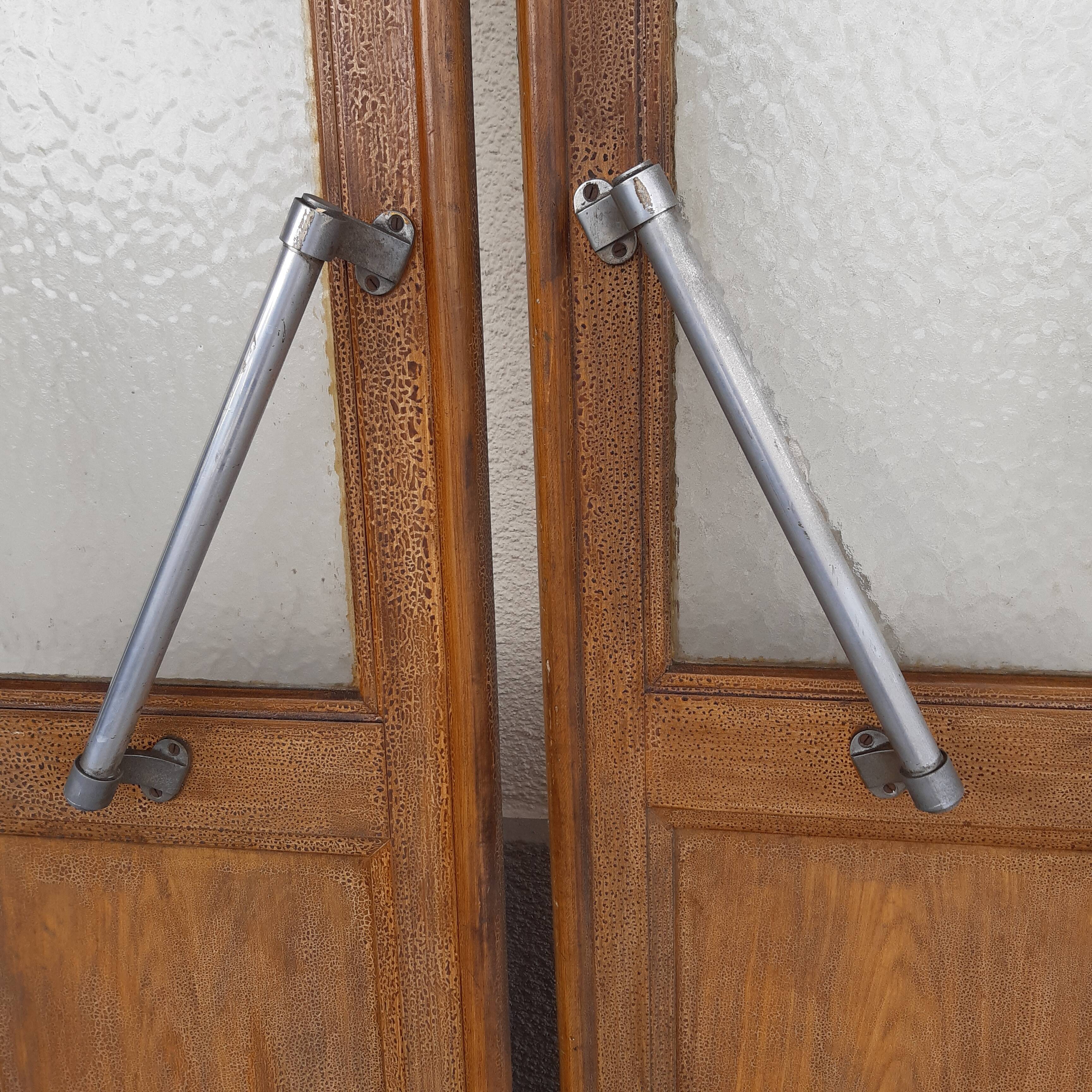 Pair of bistro doors