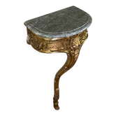 Console Table, Carved and Gilded Wood, Louis XV Style, Circa 1900, Ma
