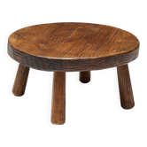 Table Basse d'Art Populaire Brutaliste, France, 19ème Siècle