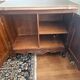 Solid wood side table