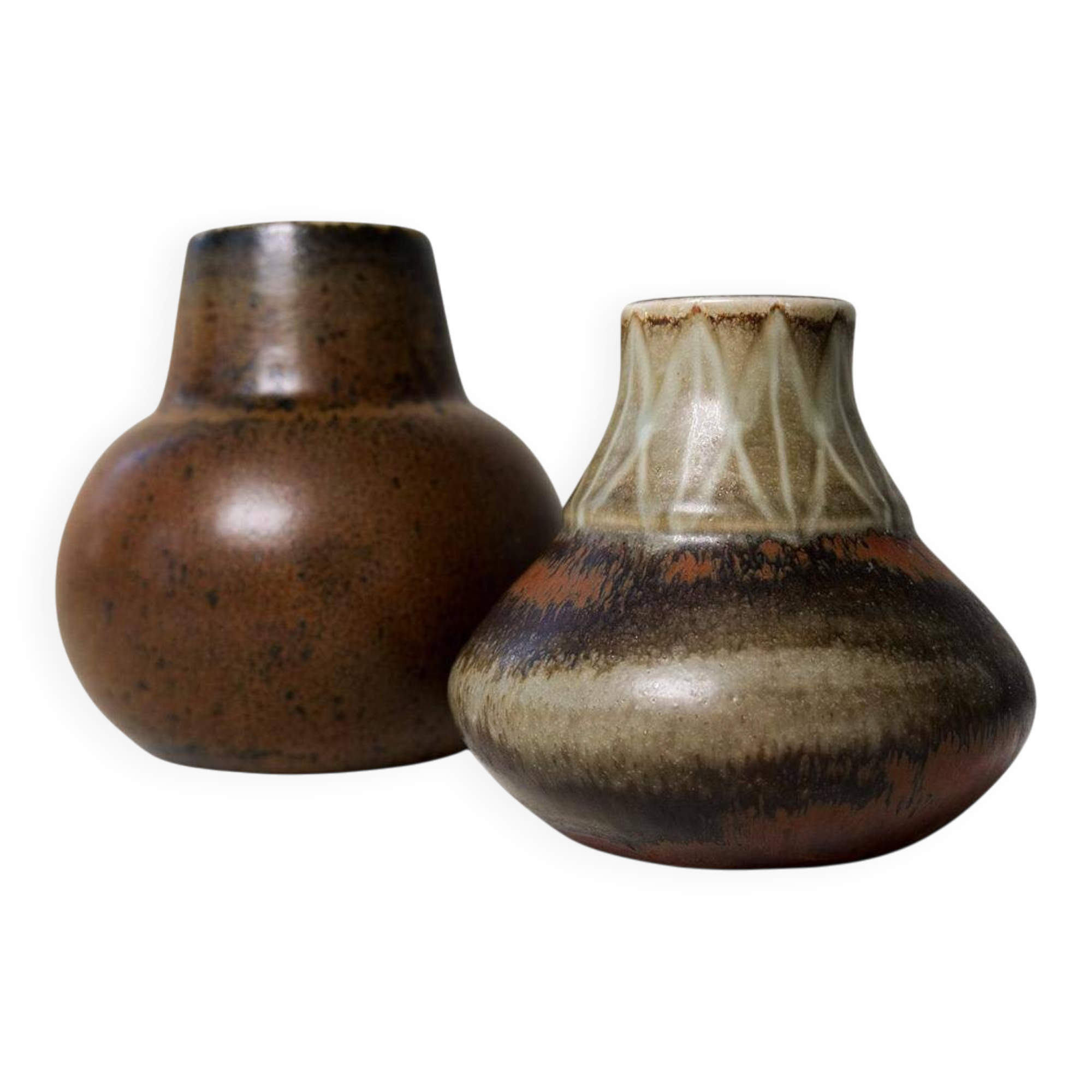Collection of unique ceramic vases by Carl Harry Stålhane Rörstrand Sweden, 1950