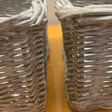 White grey baskets