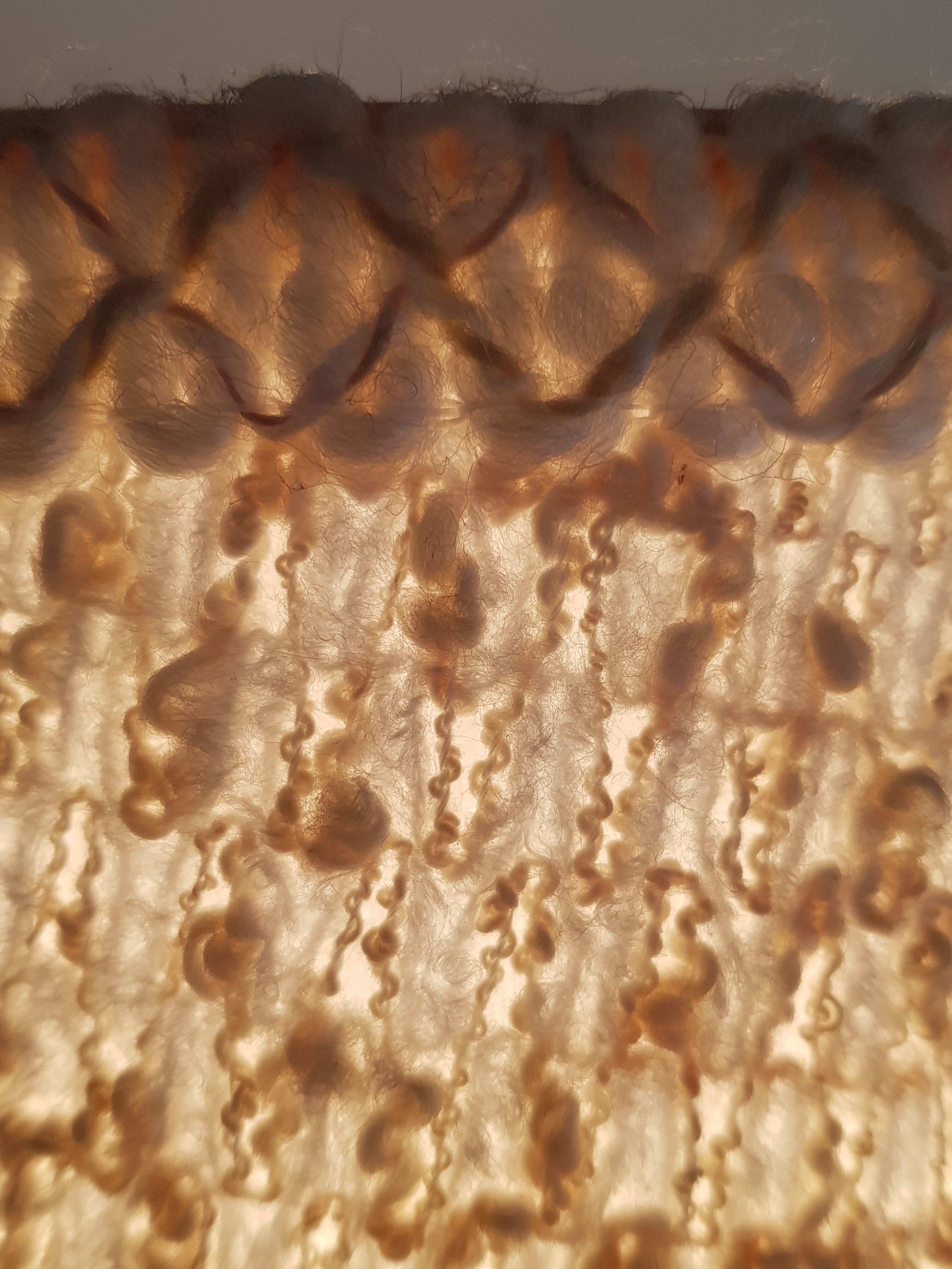 Cotton wood table lamp