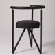 Miss dorn Philippe Starck black chair, 1980s