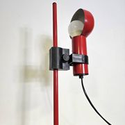 70s Red Table Lamp fully adjustable