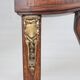 Chair canned 1900 marquetry and bronze louis XVI style