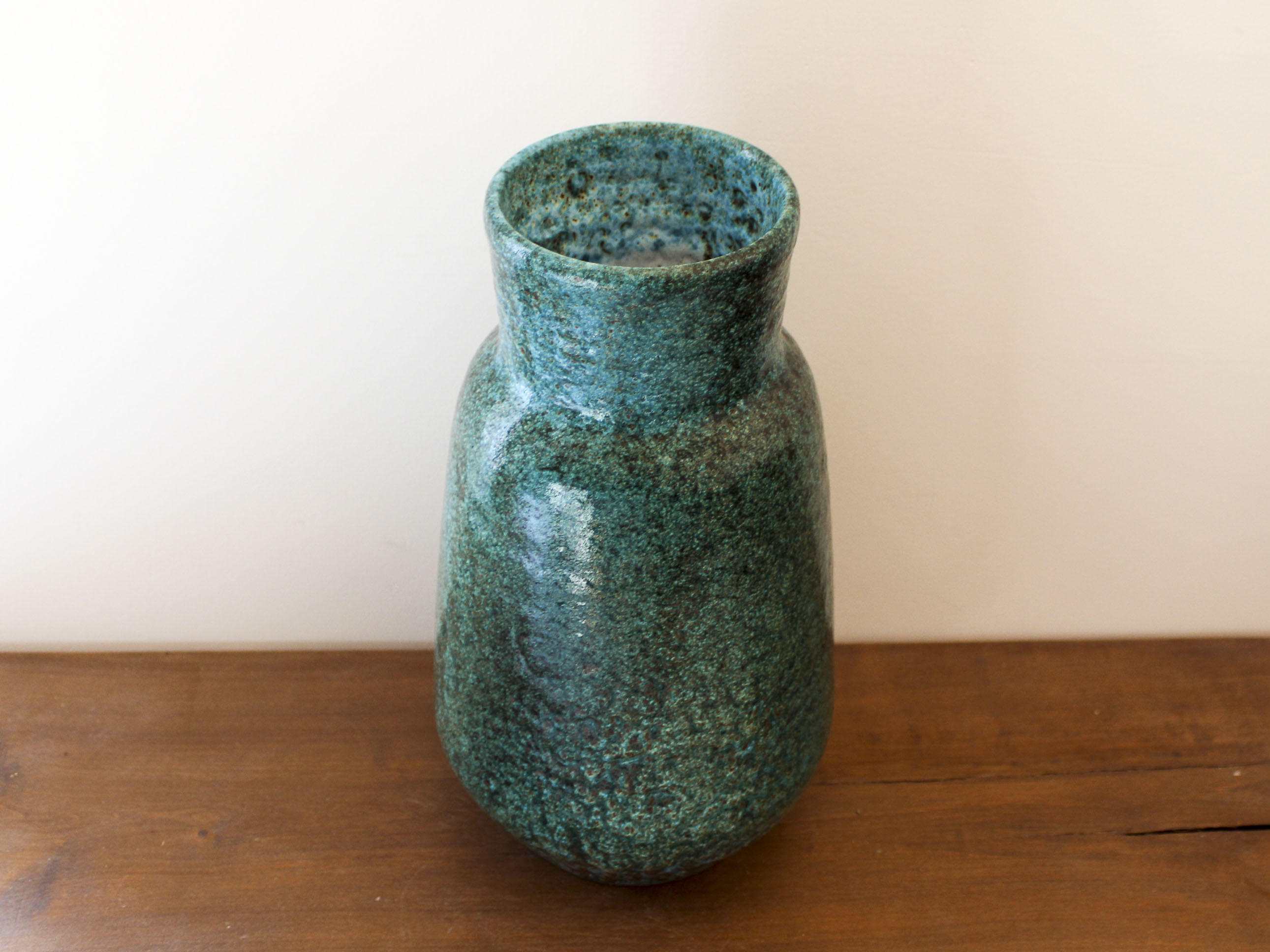 Green Accolay ceramic vase